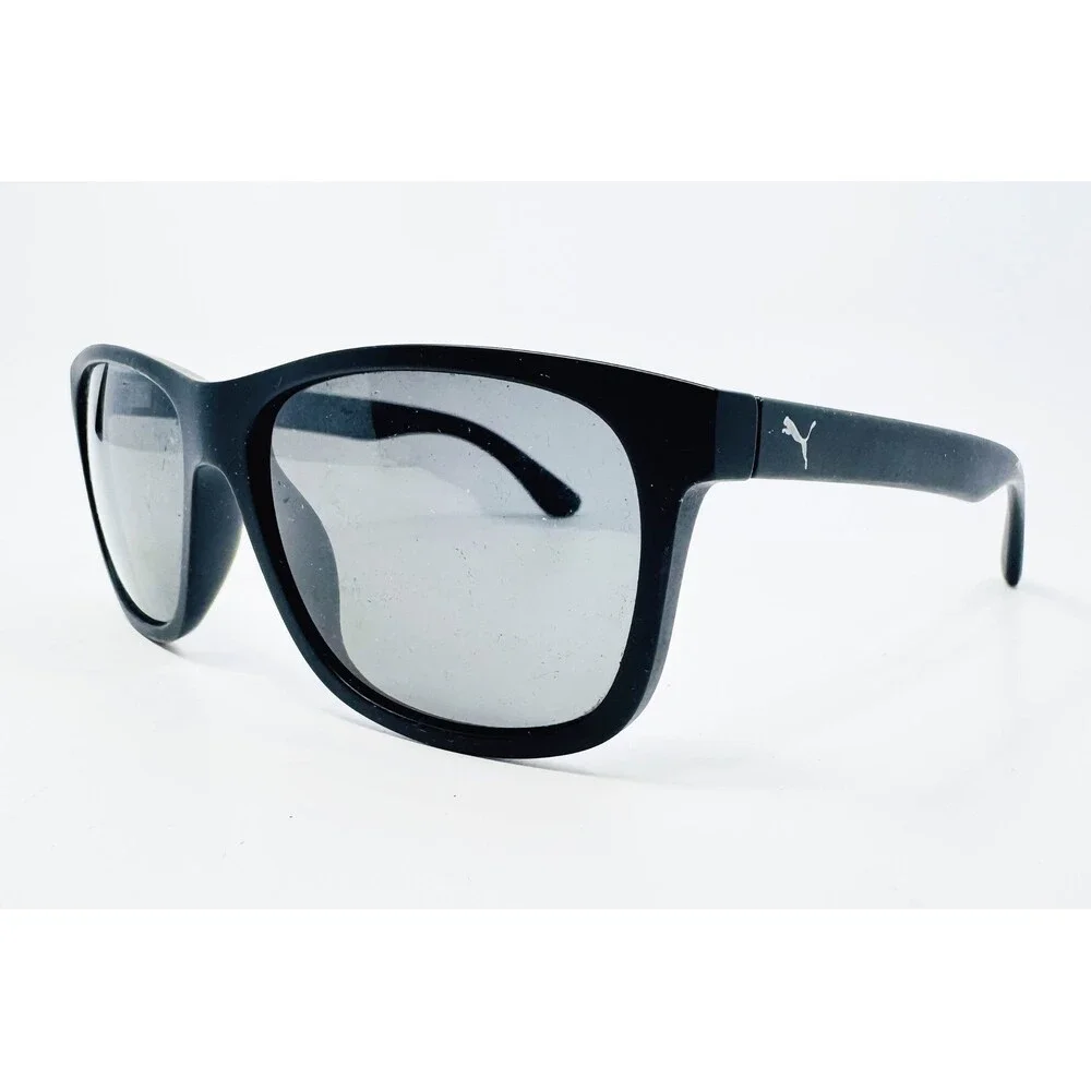 Puma Sunglasses Mens Black Polarized PE0044S 001 57-16-142
